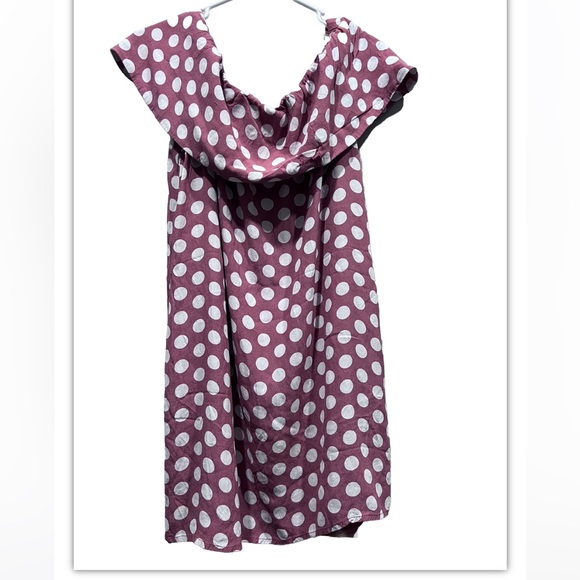 House of Harlow‎ 1960 X Revolve Lark Dress In Mauve Polka Dot Mini Dress Small - Picture 3 of 4